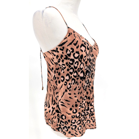 Y2K Paige‎ Cicely Silk Leopard Mobwife Maximalist Glam Fairy Grunge Camisole XS - Picture 4 of 14